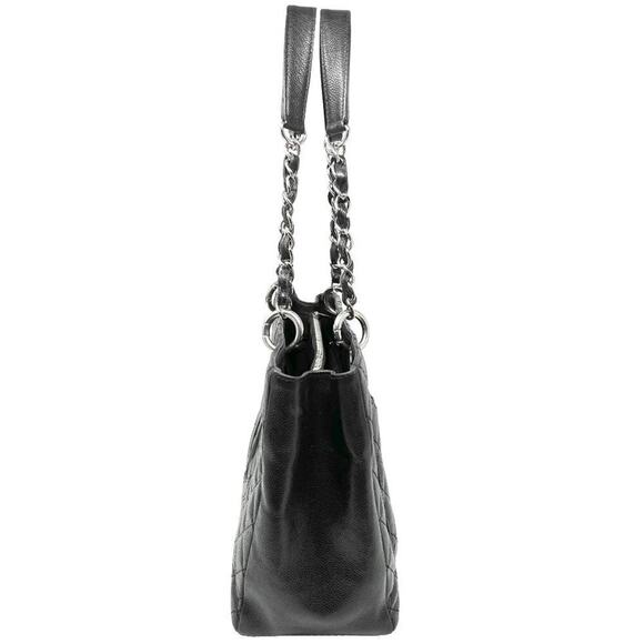 Chanel Grand Shopper Tote Black Caviar Leather‎ GST CC Quilted Tote - Picture 6 of 16